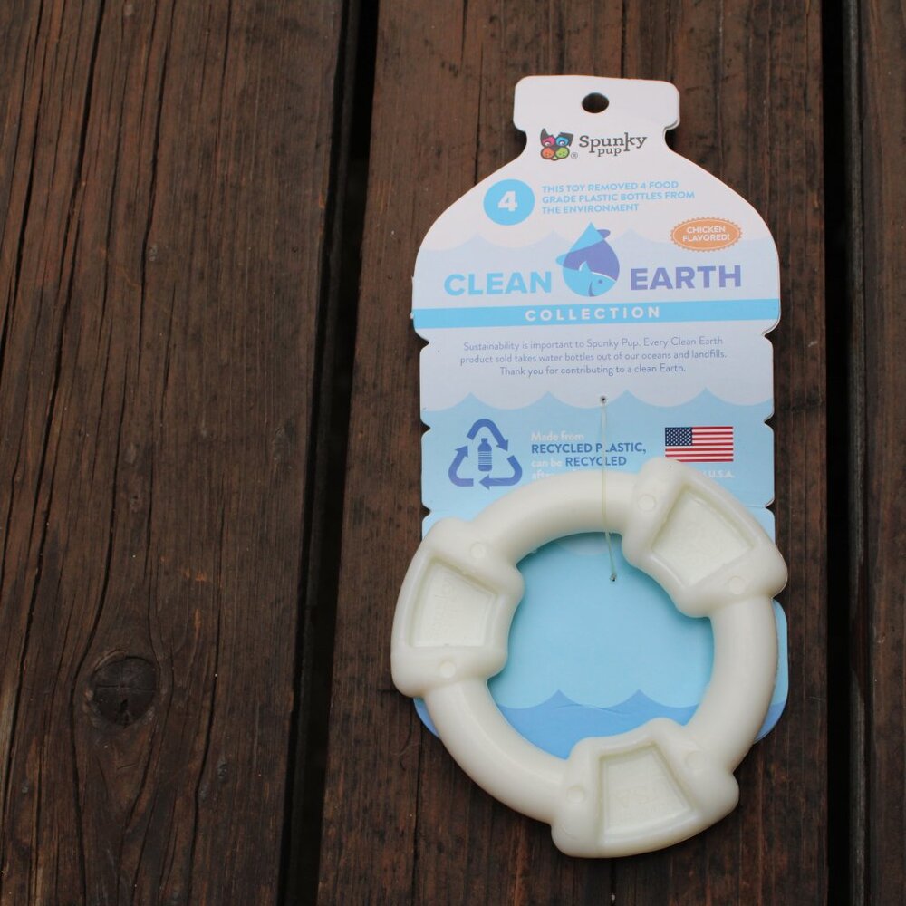 🎉HP🎉4" Round Spunky Pup Clean Earth Collection  made w/recycled plastic